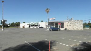 The old shopping center